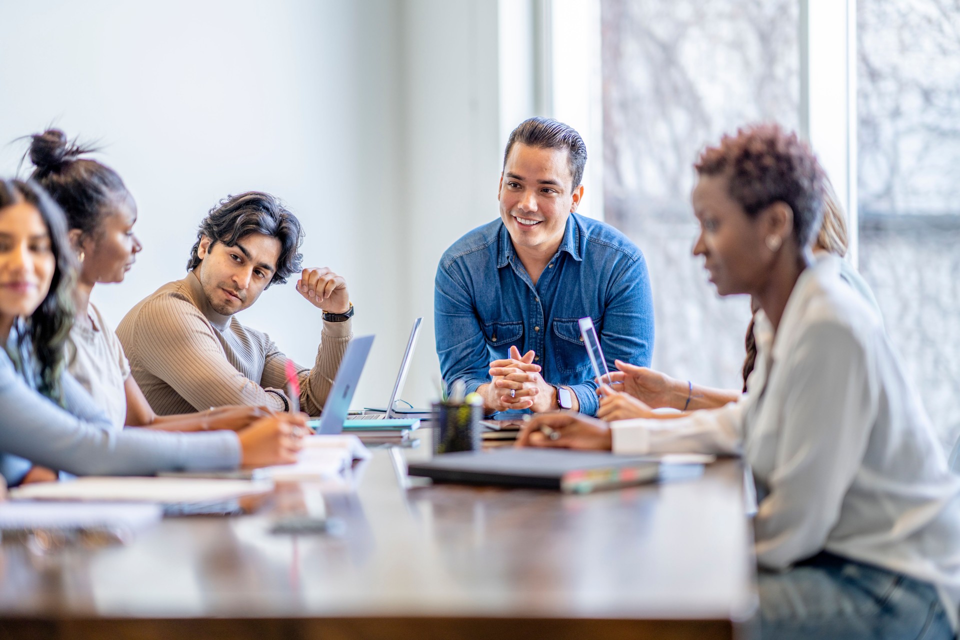 University Students Working Together